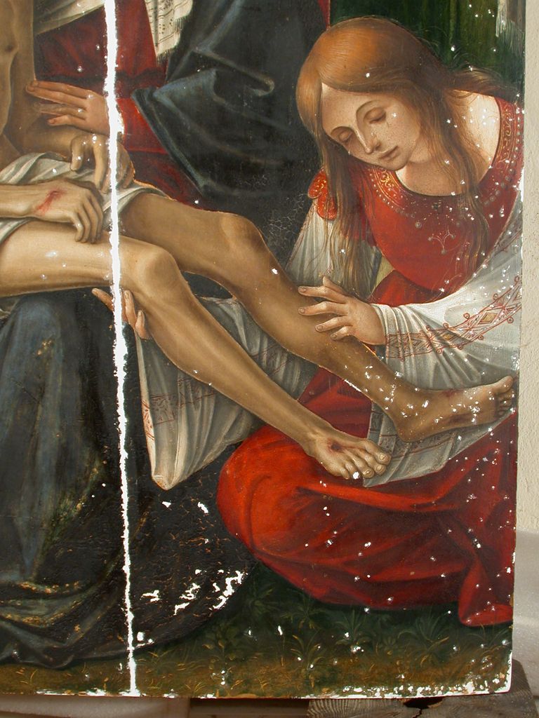 Particolare dopo stuccatura